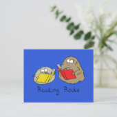 Rocks Funny Book Briefkaart lezen (Staand voorkant)