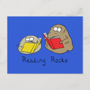 Rocks Funny Book Briefkaart lezen