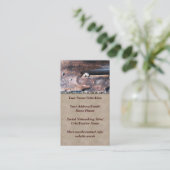 Rocks in log visitekaartje (Staand voorkant)