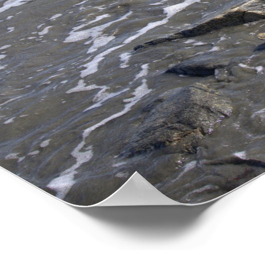 Rocks in the Ocean Poster (Coin)