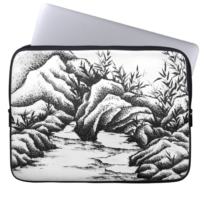 Rocks Laptop Sleeve (Voorkant)