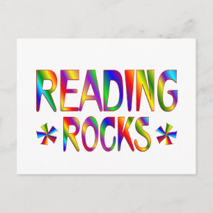 Rocks lezen briefkaart