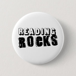 Rocks lezen ronde button 5,7 cm