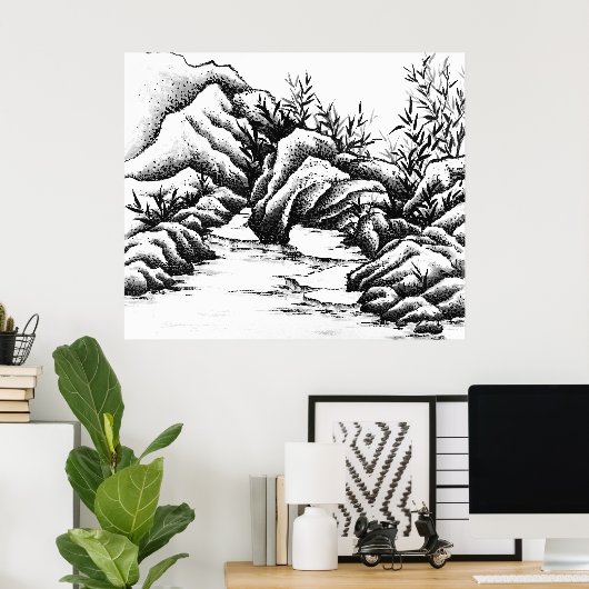 Rocks Poster (Thuiskantoor)