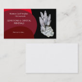 Rocks Quartz Crystals Carte de visite (Devant / Derrière)