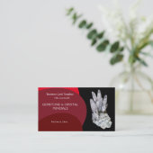Rocks Quartz Crystals Carte de visite (Debout devant)