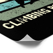 Rocks Retro Rock klimmen  Poster (Hoek)