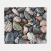 Rocks Rock Fleece Deken (Voorkant (Horizontaal))
