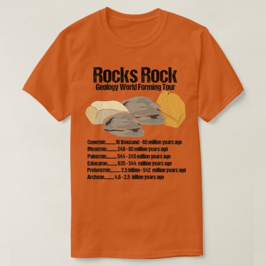 Rocks Rock Rockhounding 2 T-shirt (Design voorkant)
