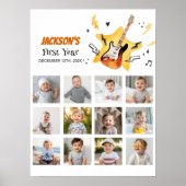 Rocks Star Anniversaire Photo Poster de la jalon (Devant)