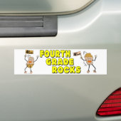 Rocks vierde graad bumpersticker (Op auto)