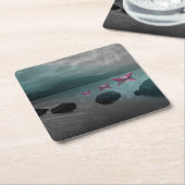 Rocks Vierkante Kartonnen Onderzetter (Schuin)