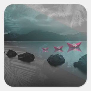 Rocks Vierkante Sticker