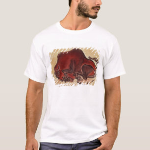 Rockschilderij van een bizon, wijlen Magdalenian T-shirt