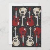 Rockstar Anniversaire Invitation (Dos)