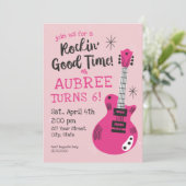 Rockstar Anniversaire Invitation (Debout devant)