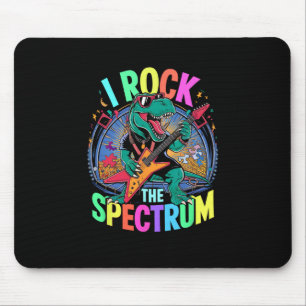 Rockstar Autisme Ik Rock Het Spectrum Leraar Respe Muismat