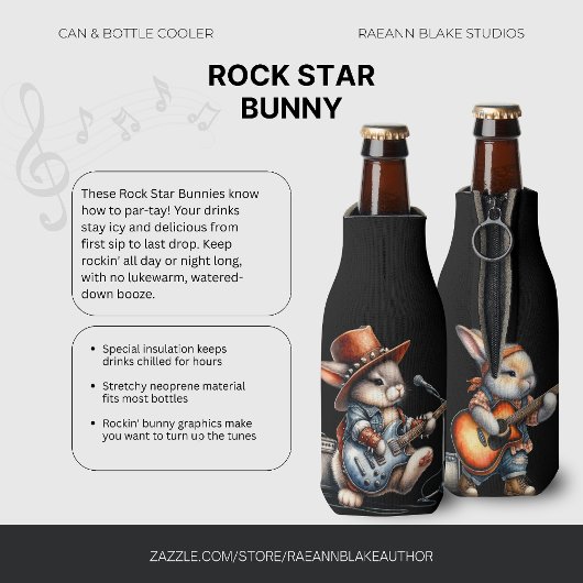 Rockstar Bunnies Can et Glacière bouteille