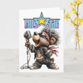 ROCKSTAR Card Kaart (Gele Bloem)