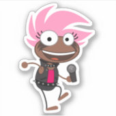 Rockstar Cinderella Sticker (Voorkant)