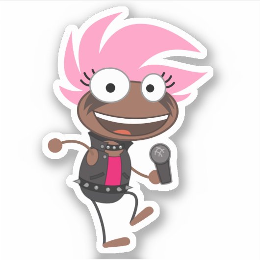 Rockstar Cinderella Sticker (Voorkant)