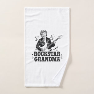 Rockstar Grandma - Design musical amusant et rétro