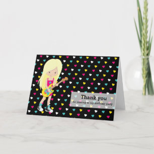 Rockstar Hartelijk dank Bedankkaart