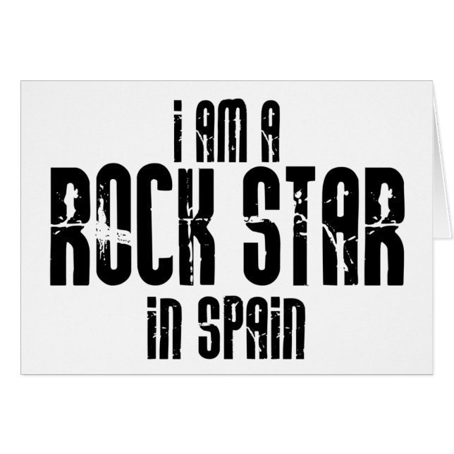 Rockstar in Spanje (Voorkant Horizontaal)