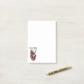 Rockstar Kat Post-it® Notes (Op bureau)