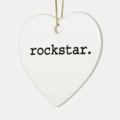 Rockstar. Keramisch Ornament (Links)