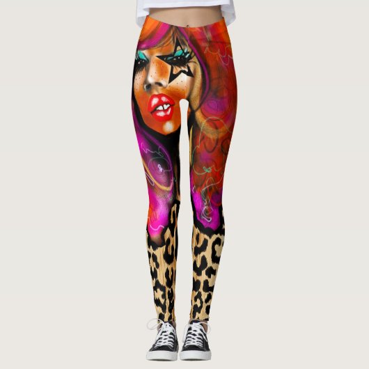 ROCKSTAR-LEGGINGS LEGGINGS (Voorkant)