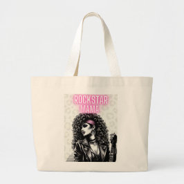 Rockstar Mama: Kanaliseer je innerlijke rotsgodin Grote Tote Bag