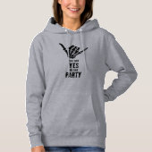 Rockstar Mariée Brigade Sweat à Capuche Gris (Devant)