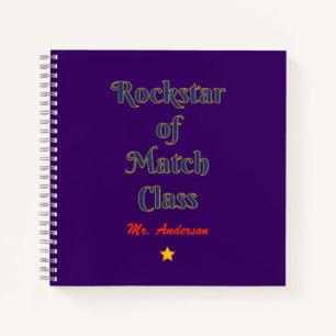 Rockstar of match class notitieboek