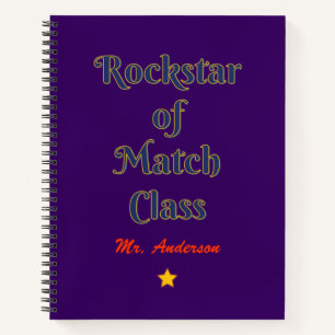 Rockstar of match class notitieboek