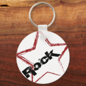 Rockstar-ontwerp Sleutelhanger (Voorkant)