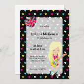 Rockstar party kaart (Voorkant / Achterkant)