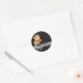 Rockstar party ronde sticker (Envelop)
