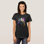 Rockstar portrait Samoyed T-shirt (Voorkant volledig)