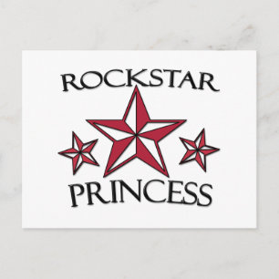 Rockstar Princess Briefkaart