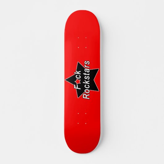Rockstar Red Skateboard (Voorkant)