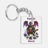 Rockstar Reptiles Midnight Jam Session Sleutelhanger (Voorkant Links)