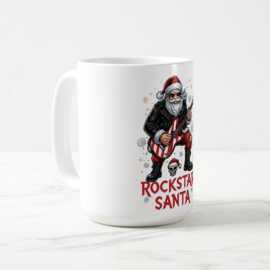 Rockstar Santa Mug (Devant gauche)