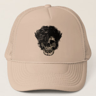Rockstar Schedel met Wild Haar Trucker Pet