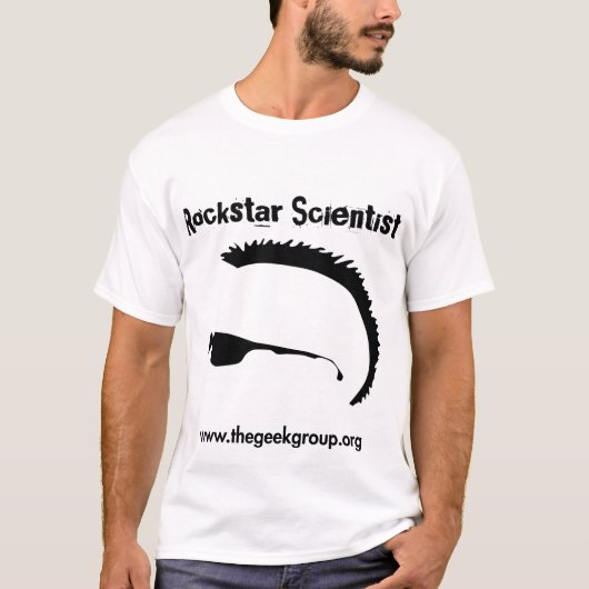 Rockstar Scientist T-shirt (Voorkant)