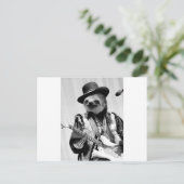 Rockstar Sloth #2 Briefkaart (Staand voorkant)