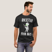 Rockstar van Mars T-shirt (Voorkant volledig)