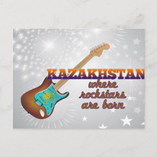 Rockstars worden in Kazachstan geboren Briefkaart