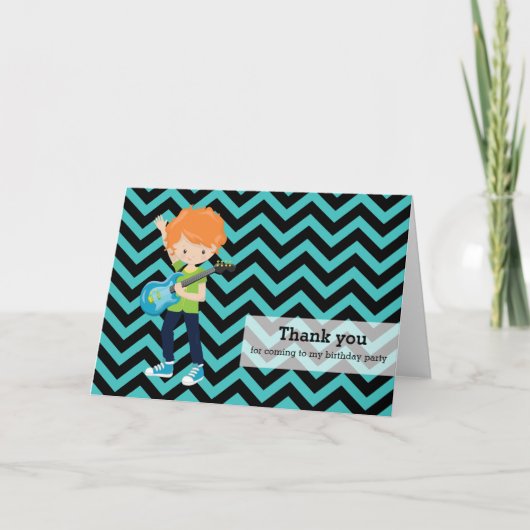 Rockster Dank je Bedankkaart (Voorkant)