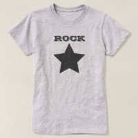 ROCKSTER | Grijs Star Dames Basic T-shirt